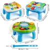 Claviers Piano Musique Table Bébé Jouets Machine d'apprentissage Jouet éducatif Musique Table d'apprentissage Jouet Instrument de musique pour enfant en bas âge 6 mois 231031