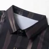 Camicie casual da uomo 2023 Designer di marca Uomo a righe per uomo Abbigliamento Camicia a maniche lunghe moda coreana Abiti eleganti Jersey 724