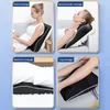 Massera nackkudde Jinkairui Electric Shiatsu Head Neck Cervical Ttraktion Kroppsmassagerbil Bakkudde med uppvärmning av vibrerande massageanordning 231031