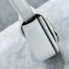 spegelkvalitet 1dr mode Tote bästa silverpåse lyx cool äkta läder kvinnor man hand väska designer plånbok koppling crossbody handväska underarmsäckar