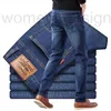 jeans da uomo Jeans da uomo designer di lusso Su Lee autunno moda uomo tubo dritto elastico sciolto casual grande slim fit pantaloni versatili grigio fumo LLNL