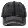Ball Caps 2023 Retro Vintage Denim Cap Baseball Hat For Men Korean Style Solid Color Black Snapback Hats Women Gorras B2891