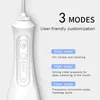 Seago Oral Dental Irrigator Portable Water Flosser USB Rechargeable 3 Modes IPX7 200ML Eau pour nettoyer les dents SG833 231101