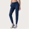 Lulus kvinnor yoga nionde byxor tryck fitness leggings mjuk hög midja höftlyft elastiska avslappnade jogging byxor 7 färger l2079