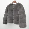 Womens Fur Faux Fur Faux Fur Coat Luxury Brand Winter Jacket Women Elegant Thick Warm Outerwear Streetwear Fake Fox Rabbit Fur Fashion 231102