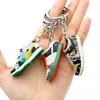 Hot 3D Mini Sport Shoe Mold Keychains Bag Car Pendant Fashion Designer Key Chain Decoration Party Gift