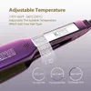 Hair Straighteners KIPOZI Professional Hair Straightener Flat Iron with Digital LCD Display Dual Voltage Instant Heating Curling Iron Gift 231101