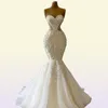 NIEUW 2022 Sexy Vestido De Novia Zeemeermin Trouwjurken Formele Bruidsjurken Sweetheart Borduren Kant Applicaties Kristal Kralen Lux6881071