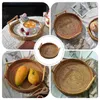 Conjuntos de louça decorativa servindo cesta dim sum bandejas de placa de frutas recipiente de mesa de café