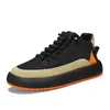 Klädskor män vulkaniserade sneakers tennis sport pu slipon mix färg god kvalitet skateboarding promenad casual sko för man 2 231101