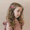 Haaraccessoires 5 stks/set Zoete Meisjes Bloemblaadjes Haarspeldjes Parel Chiffon Haar Versieren Hoofddeksels Haarspelden Kinderen Haaraccessoires Groothandel 231101