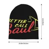 Berets أفضل استدعاء Saul beanie شعار فريد من نوعه قبعات القبعات الهيب هوب دافئ دافئ القبعة التريكو ثنائية الاستخدام