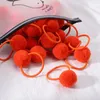 Acessórios de cabelo 5/10/20pcs cor sólida bola faixas elásticas para crianças escola corda bandana laços headwear meninas