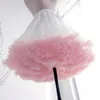 Jupes femme japonaise rose fleur nuage soutien Lolita violence quotidienne désossé doux fil mi-long Tutu jupe