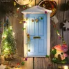 Doll House Accessories High Quality 1Set 1 M Decoration Mini Light String Christmas Ornament Model 231102