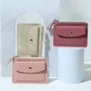 Kartenhalter Tasche Null Brieftasche Reißverschluss Slot Weibliche INS Candy Farbe Krokodil Muster Kleine Frische Brieftaschen Für Frauen