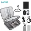 Förvaringslådor BINS Multifunktionell vattentät förvaringspåse Portabel sladdladladdare Travelagring Box Waterproof Portable Storage Bag 230331