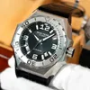 腕時計リーフタイガー/RTメンズスポーツウォッチスチールケース自動機械式時計ミリタリーレザーストラップRelogio Masculino RGA6903