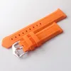 Titta på band Watchbands 12mm 14mm 16mm 18mm 19mm 20mm 21mm 22mm 24mm 26mm 28mm Silicone Rubber Sport Band Rand