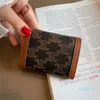 Créateur de mode portefeuilles en cuir de luxe court porte-carte de crédit sac à main sacs femmes portefeuille carré décontracté