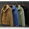 Men's Wool Brand Clothing Men Winter Keep Warm Woolen Coats Men's Granular Woollen Cloth Double Sided Woolen Jackets Plus Size S-4XL 231101