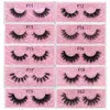 Cílios postiços FOXESJI Mink Lashes Fofo Dramático Wispy Falso Cruz Lash Extensão Natural Suave 3D Maquiagem 231101