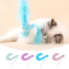 Katzenspielzeug Interessanter glänzender Teaser-Stab für Haustiere Interaktives Spielzeug Dekoration Übungsstab Leichtbau Langeweile lindern