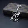 Sleutelchains 4 kleuren koala beer sleutelhangers trendy metaal sieraden mama baby sleutelhangers