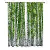 Curtain Birch Trees Nature Kids Room Living Kitchen Indoor Print Decor Window Treatment Panels With Grommets