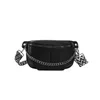 Sacos de cintura Moda Mulheres Bolsa Cadeia Fanny Pack Luxo Ombro Crossbody Peito Qualidade Couro Banana Packs Cinto