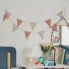 Other Event Party Supplies INS Classic Colorful Pull Flags Garland Decoration Girl Children's Room Tent Hanging Ornament Party Background Decor Po Props 231102