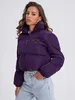 P-ra original jaqueta feminina outono e inverno fino curto pão terno quente algodão-acolchoado jaqueta feminina casaco permeia o calor
