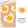 Party Decoration Simulated Omelette Fake Food Restaurant Prop Kitchen Ornament Stried Egg Realistic Toys