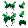 Bandanas 2 Pcs Performance Hairband Glitter Headband Hair Hoops Mexican Decor Cactus Headgear Pography Props Taco