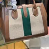 Sac fourre-tout à la mode pour femmes, sac à main classique imprimé avec ruban, sac à bandoulière