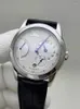 ساعة معصم Beijing Automatic Watch Men Vintage Dress 41mm Retro Mechanical Classic Classic Classs Bluing Dial Sub-Dial