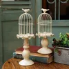 Bougeoirs Style nordique Titulaire Cage À Oiseaux Décoration de La Maison Vintage En Métal Table À Manger Portavelas Articles Décoratifs WZ50CH