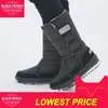 Buty mężczyźni buty śnieżne platforma dla mężczyzn dla mężczyzn grube pluszowe wodoodporne odporne na poślizgowe buty męskie buty plus rozmiar 36 - 47 231102