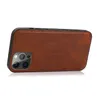 Magnetic Flip Stand Läderfodral för iPhone 15 14 13 12 11 Pro Max XR XS X 7 8 Plus SE Wallet Card -kortplats Telefonomslag Fodral