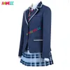 ANIMECC Project Sekai Colorful Stage Shiraishi An Cosplay Parrucca Uniforme scolastica Abiti Natale Carnevale Festa per donne cosplay