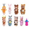 Dolls 11cm Simulation Rebirth Sleeping Doll Simulated Moveable Joints Mini Lifelike Soothe Cute Sleep Baby Dolls For Girls Toys Gifts 231102