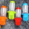 Tools Silicone Oil Bottle Convenient Dual Use Multi-function Brush Food Grade Barbecue With Protective Cover