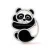 V Placcato oro Mijin Panda Vanly Cleefly Ago per seno animale Serie per bambini fortunati Cnc Precisione Moda Versatile Consegna a goccia Dh4Qq