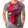 Mannen T-shirts 2023 Mode Grafische 3d Gedrukt T-shirt Grappig Cool Kip Shirt Zomer Mannen/Vrouwen Korte Mouw ronde Hals Tees Tops