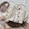 Cardigan Milankel Abbigliamento per bambini Ball Girl Maglione Ragazza Cardigan lavorato a maglia 231102