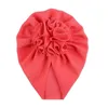 Chapeaux Casquettes Enfants Enfants Bow Cap Bébé Chapeau Né Filles CCothes Accessoires Infant Beanie Turban Couleur Unie Grain De Maïs Fleur Ronde Hat1