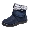 Stivali 2023 piumini impermeabili invernali da donna antiscivolo spessi caldi peluche neve donna tempo libero scarpe imbottite in cotone con pelliccia