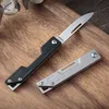 Coltello pieghevole piccolo Coltello da campeggio portatile Coltello da cucina tascabile multifunzione in acciaio inossidabile Strumento EDC MINI Lame da taglio Coltelli da frutta