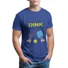 Camisetas masculinas grandes mentes dink dink como pickleball moda de moda vintage sleeve sleeve masswear roupas 6405