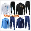 New_3 Star Argentina Tracksuit Football Training Jersey 2023 National Team Soccer Tracksuit Suit Jogging Men And Kids